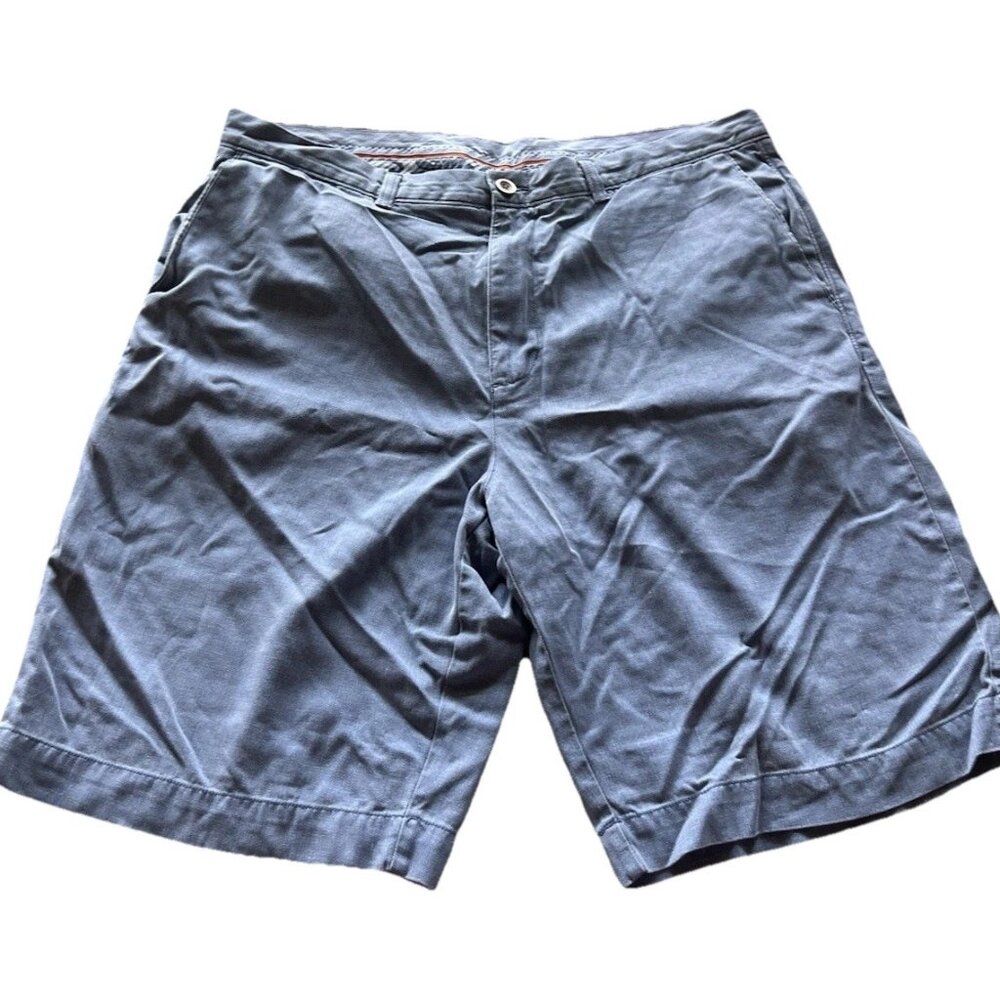 Tommy Bahama Men's Shorts Size 38 Blue Chino Pockets Golfing  Cotton Tencel